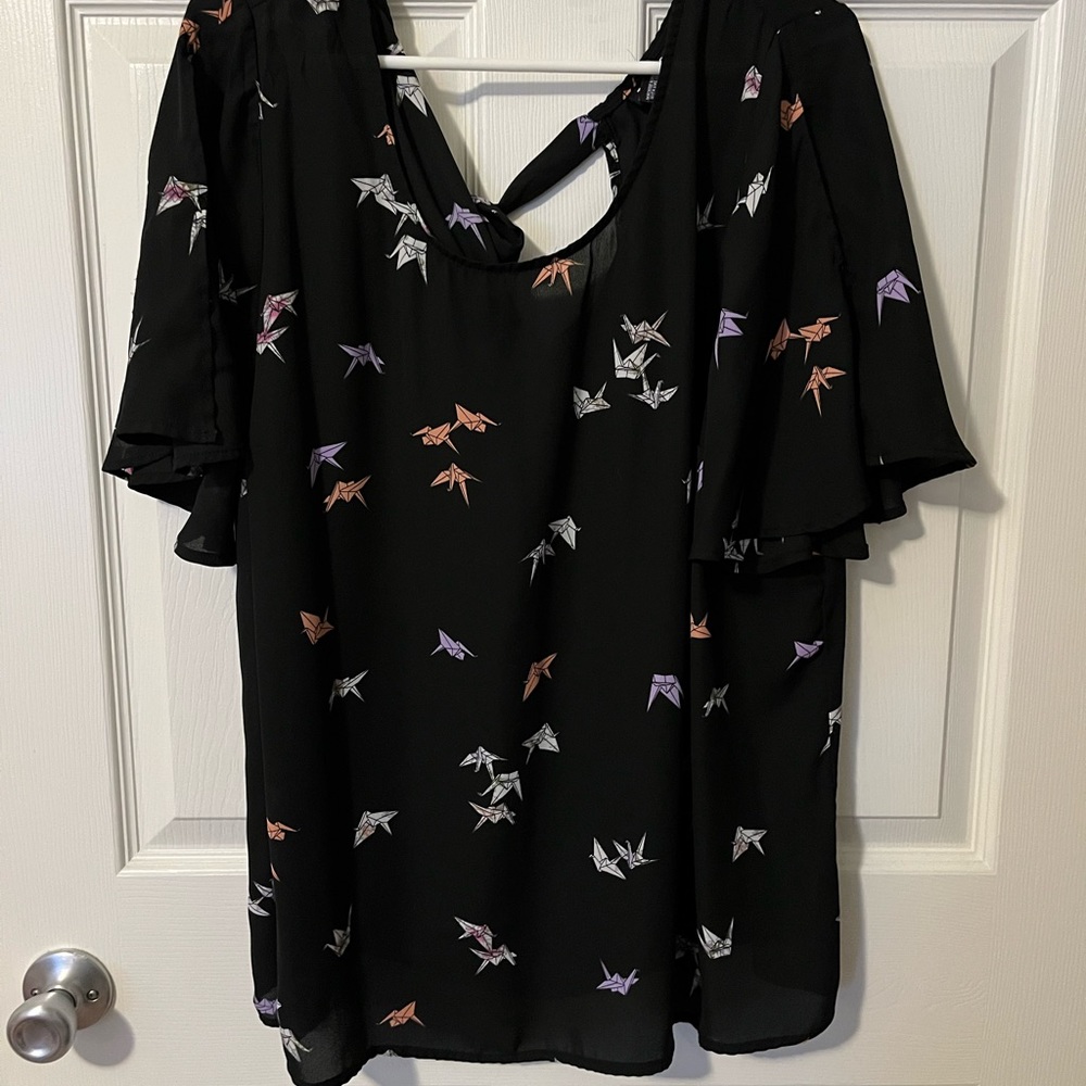 Lane Bryant Paper Crane Shirt